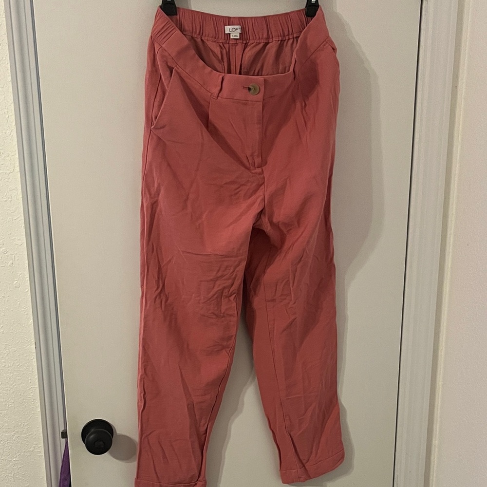 LOFT Salmon Pink Pants